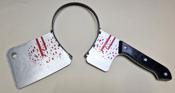 Haarreif blutiges Beil