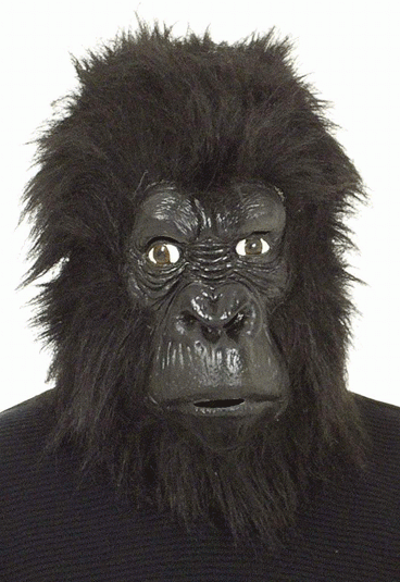 Fasching Maske Gorilla (Gummimaske)