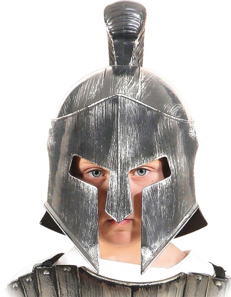 Gladiator-Helm, silber für Kinder