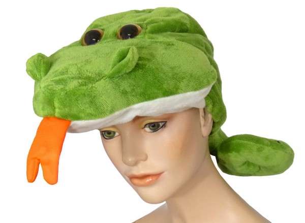 Plüsch-Mütze Schlange