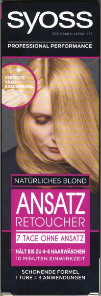 Syoss Ansatz Retoucher Natürliches Blond, 1 Stück