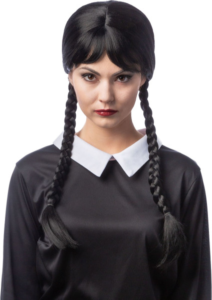 Zopfperücke mit Pony