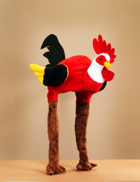 Plüsch Mütze Hahn, 55 cm