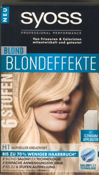 Syoss Blondeffekte H1, Aufheller Kreativset,
