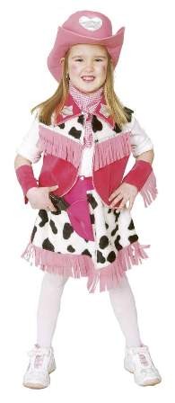 Faschingskostüm Kinder Cowgirl pink Gr. 152
