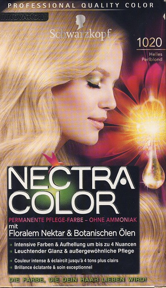 NECTRA COLOR, 1020 Helles Perlblond, 142,5 ml, 1. Pack