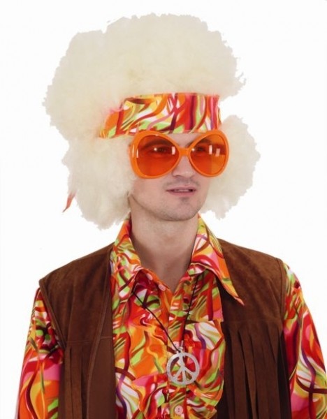 Faschingszubehör Coole Sonnenbrille orange