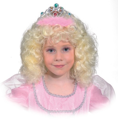 Faschingsperücke Prinzessin für Kinder