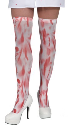 Überkniestrümpfe Blut - Einheitsgröße