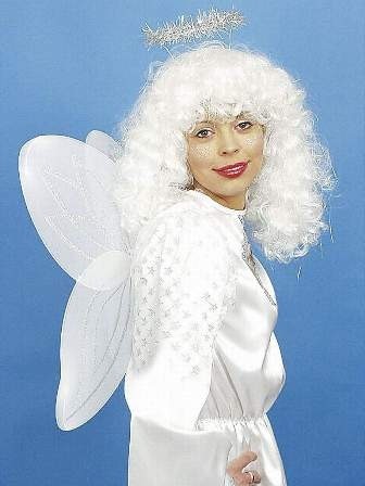 Weihnachten Engel-Set (Flügel, Haarreif mit Heiligenschein)