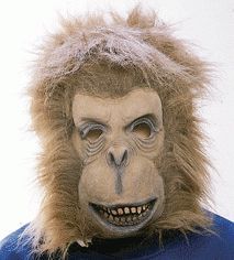 Fasching Maske Affe (Gummimaske)