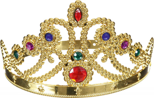 Faschingszubehör Krone Prinzessin Diadem, silber