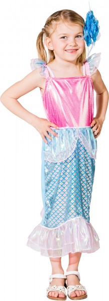 Fasching Kostüm Kinder Kleid Wassernixe - Meerjungfrau