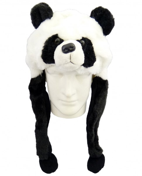 Plüsch Mütze Pandabär