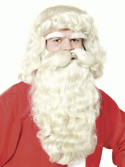 Santa Claus (Perücke, Bart, Augenbrauen)