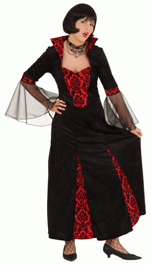 Vampirlady (Kleid) - Größe: 38 - 48