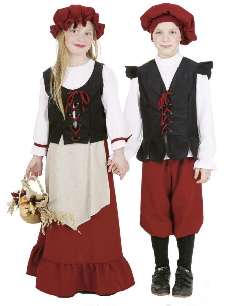 Faschingskostüm Kinder Bauern Mädchen (116 - 164)
