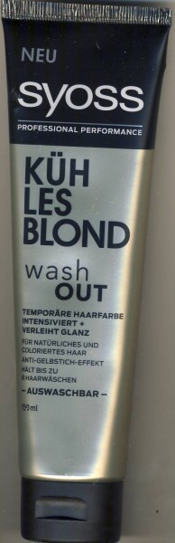 Syoss Wash Out Kühles Blond Stufe 0, 1er Pack 1 x 150 ml)
