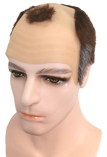 Perücke Rechtsanwalt, braun