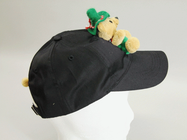 Schirmmütze schwarz Alpinbär