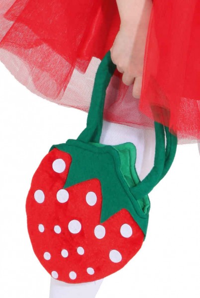 Faschingszubehör: Erdbeertasche