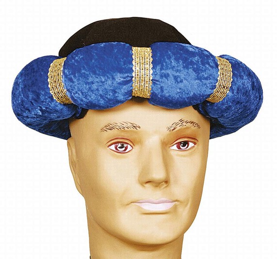 Turban blau, grün, rot -heilige drei Könige