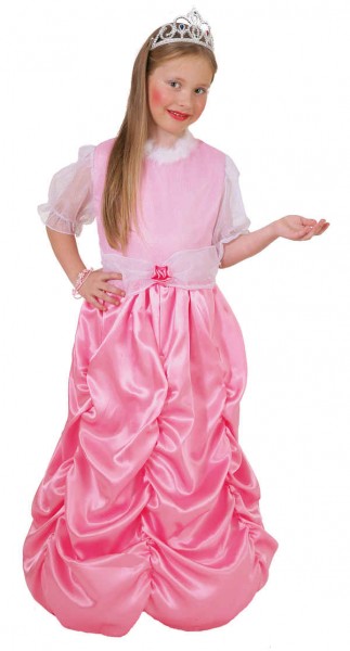 Faschingskostüm Kinder Prinzessin Bella rosa, nur Kleid