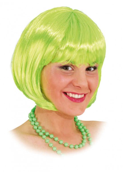 Perücke Sexy Lola, neon-grün
