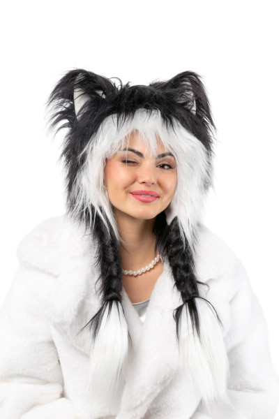 Plüschmütze struppig, Katze