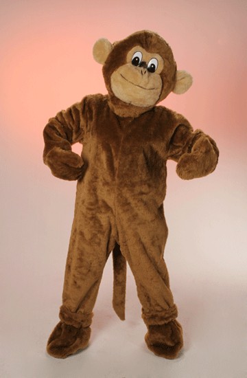 Faschingskostüm: BIG Affe, Overall, Größe bis 56