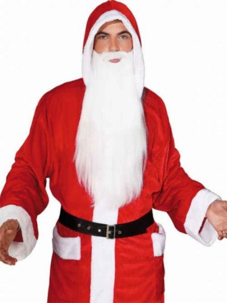 Bart glatt, extralang, schwarz