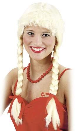 Mariechen mit Pony, gewellt blond