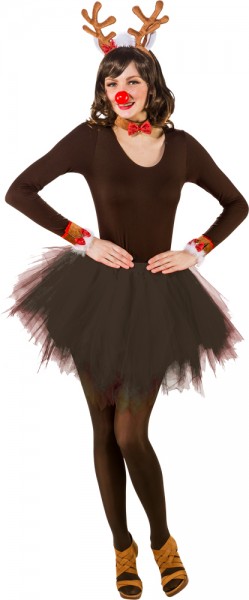 Fasching Weihnachten Rentier-Set