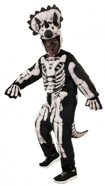 Fasching Kostüm Kinder Skelett Overall Triceraptos
