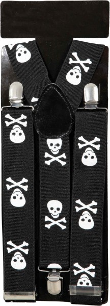 Hosenträger Totenkopf