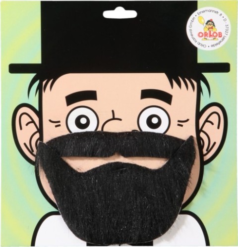 Piratenbart, schwarz