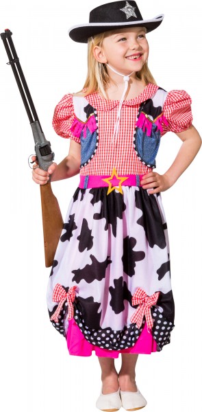 Fasching Kostüm Kinder Kleid Cowgirl - nur Kleid