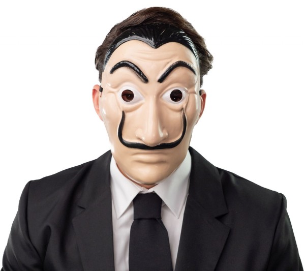 Herrenmaske mit Bart